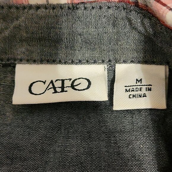 Cato plaid shirt with rhinestone studs - Picture 5 of 8